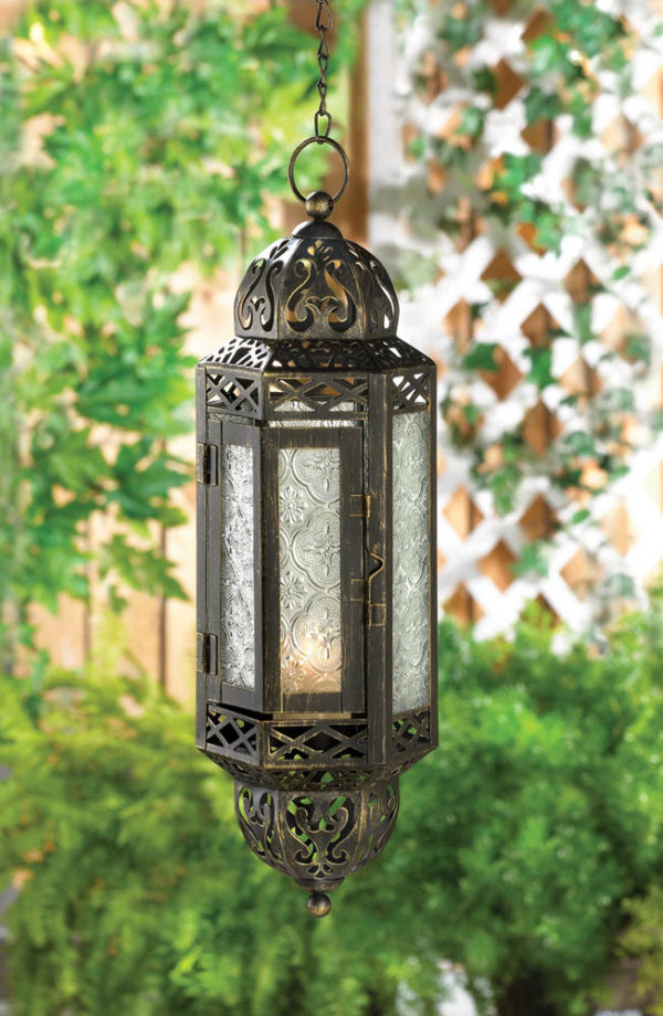 Hanging Victorian Candle Lantern - Image 2