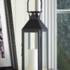 Black Manhattan Candle Lantern