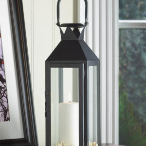 Black Manhattan Candle Lantern