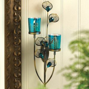 Peacock Plume Wall Sconce