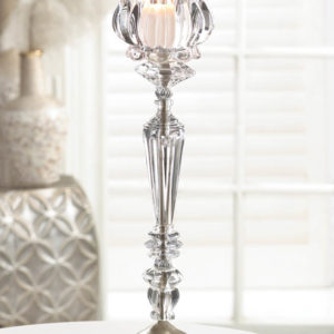 Crystal Flower Candle Stand