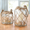 Large Fisherman Net Candle Lantern