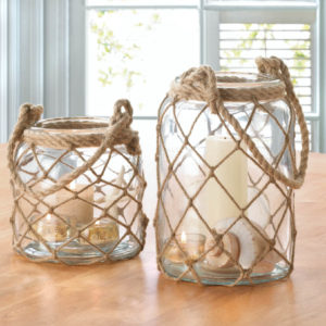 Large Fisherman Net Candle Lantern