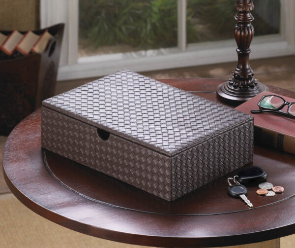 Faux Leather Keepsake Box - Image 2