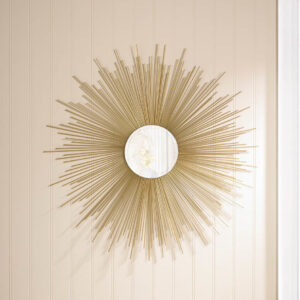 Golden Rays Sunburst Mirror