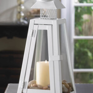 Summit White Candle Lantern