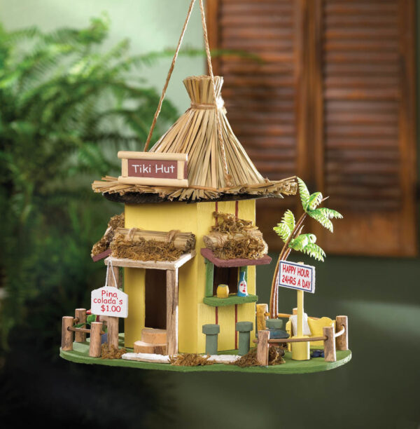 Tiki Hut Birdhouse - Image 2