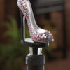 Glitter Shoe Wine Bottle Stopper