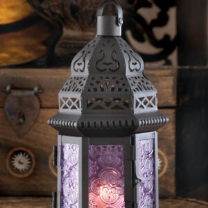 Lavender Moroccan Style Lantern