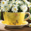 Garden Butterfly Teacup Planter