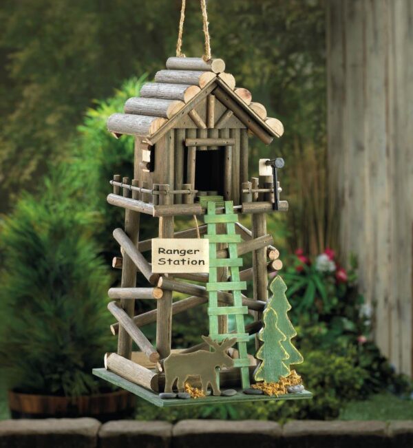 Ranger Station Wooden Birdhouse - Image 2