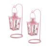 Pink Railroad Hanging Lanterns