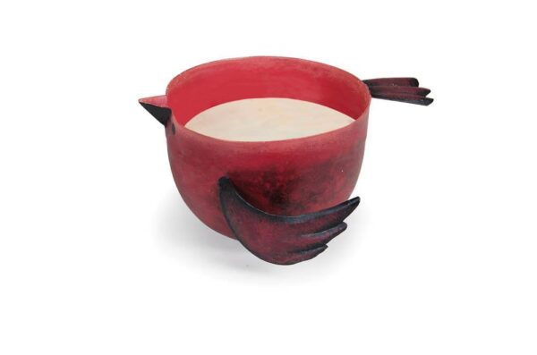 Red Apple Birdie Candle - Image 2