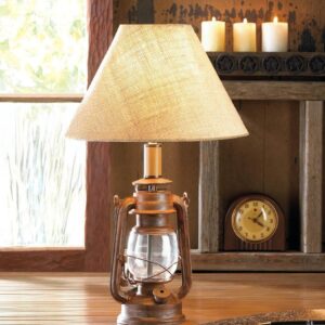 Vintage Camping Lantern Table Lamp