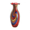 Swirl Of Colors Art Glass Vase