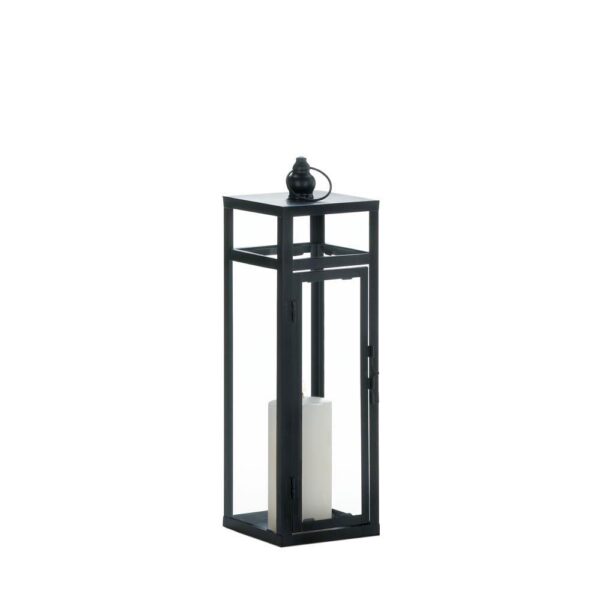 Black Dramatic Geometry Lantern - Image 2