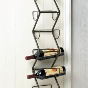 Chevron Wall Wine Holder