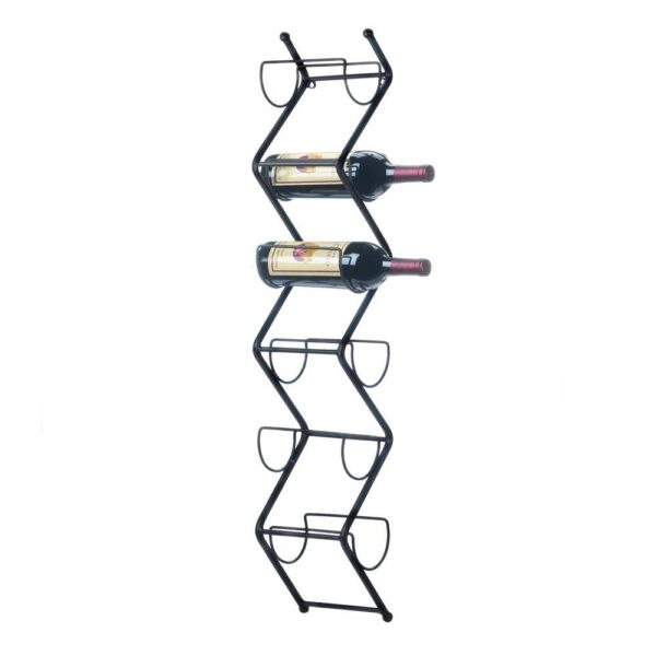 Chevron Wall Wine Holder - Image 2