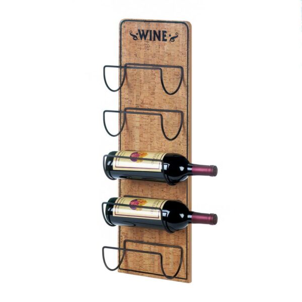 Rustic Wine Sign Bottle Holder