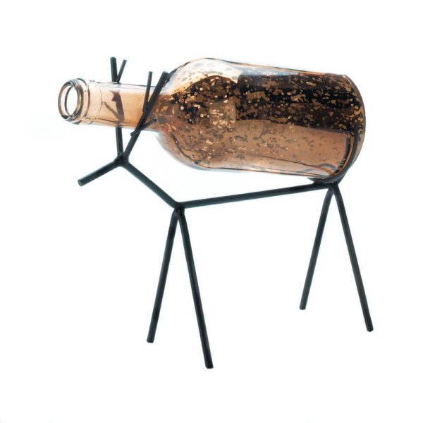 Glass Bottle Reindeer Lantern - Image 2