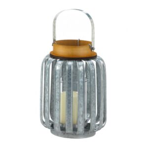 Large Galvanized Metal Lantern