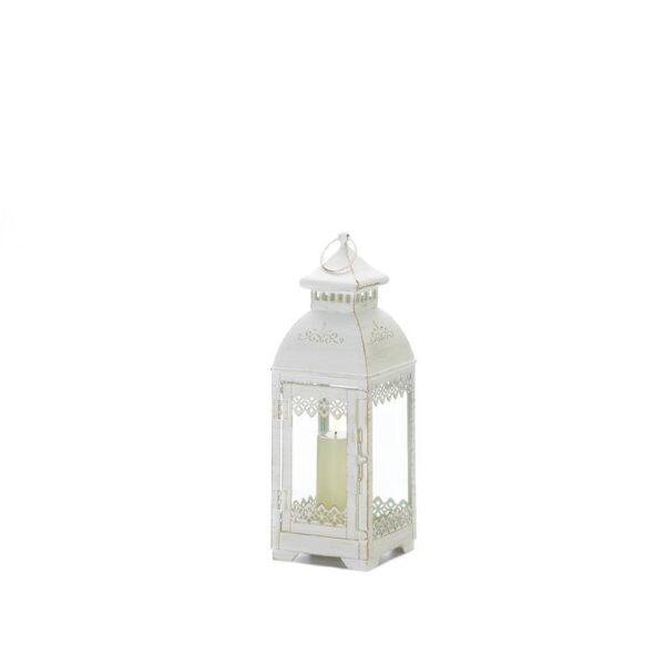 White Lace Victorian Style Lantern