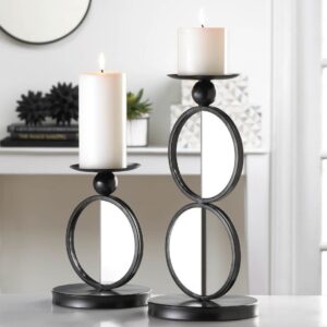 Duo Mirrored Candle Holder