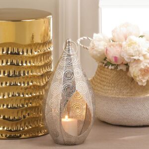 Silver Teardrop Lantern