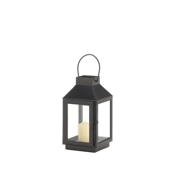 Mini Square Top Black Lantern