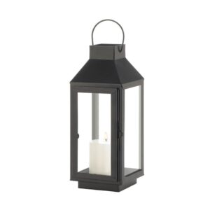 Medium Square Top Black Lantern