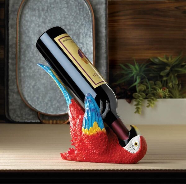 Colorful Parrot Wine Holder