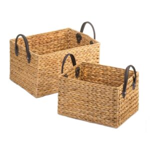 Wicker Storage Baskets Duo