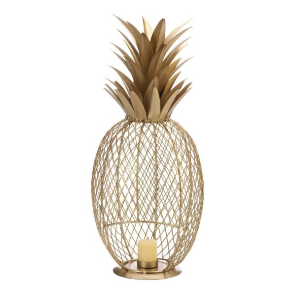 Golden Pineapple Tealight Holder - Image 2