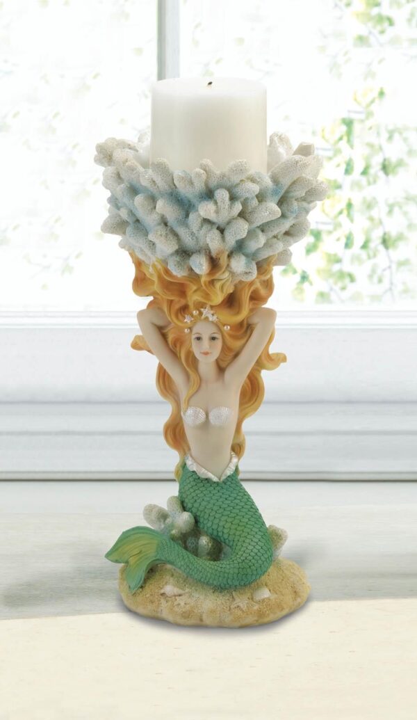 Grand Mermaid Candle Holder