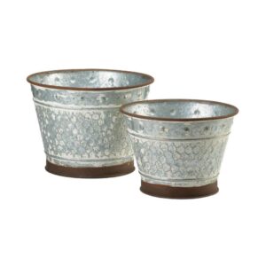 Galvanized Metal Planters