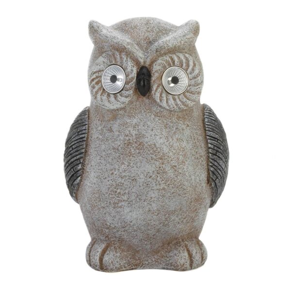 Solar Owl Statue