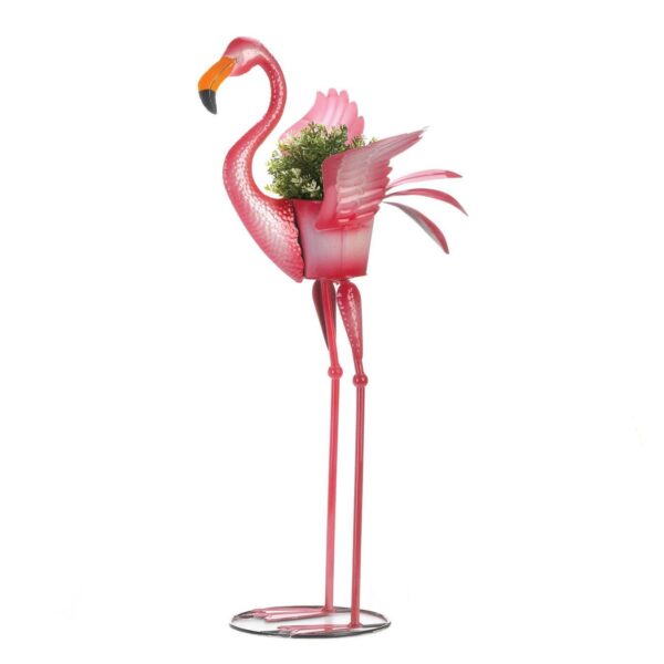 Ready To Fly Flamingo Planter - Image 2