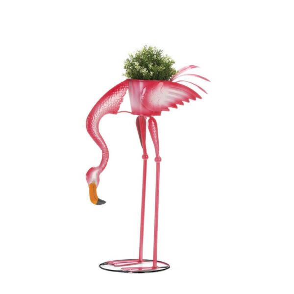 Ready To Eat Flamingo Planter - Image 2