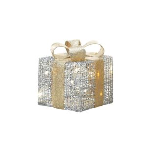 Small Light Up Gift Box Decor