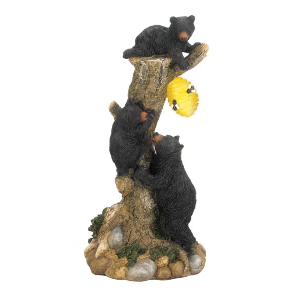 Climbing Bear Honeycomb Solar Light