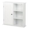 White Wall Cabinet With Shelves