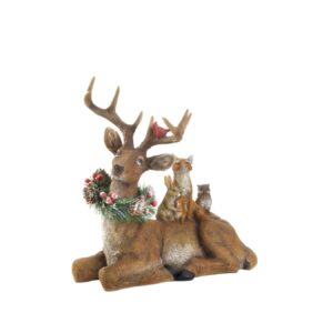 Sitting Woodland Reindeer Decor