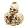 Triple Skull Candle Holder