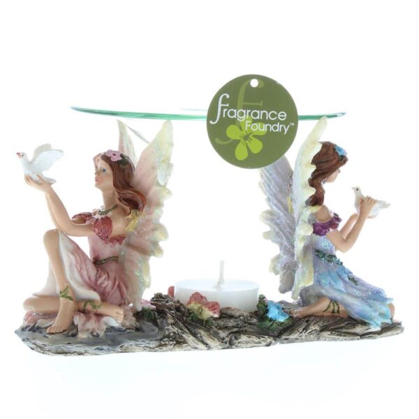 Twin Fairies Oil Warmer - Image 2