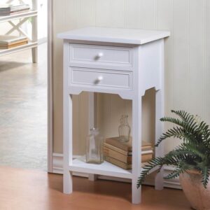 White Accent Table